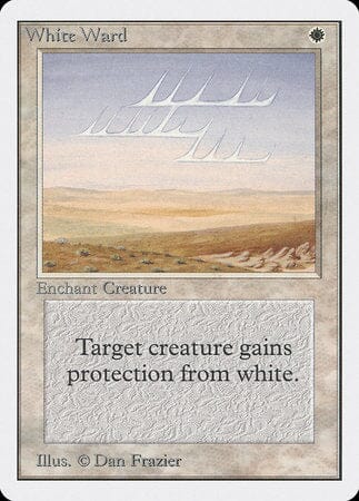 White Ward [Unlimited Edition] MTG Single Magic: The Gathering  | Multizone: Comics And Games