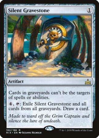 Silent Gravestone [Rivals of Ixalan Promos] MTG Single Magic: The Gathering  | Multizone: Comics And Games