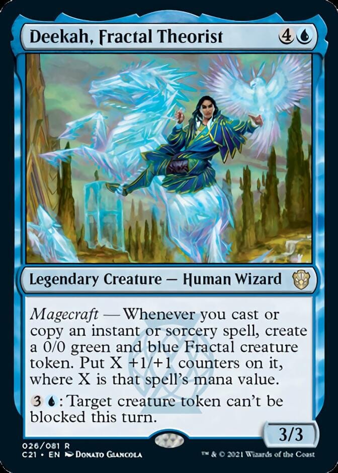 Deekah, Fractal Theorist [Commander 2021] MTG Single Magic: The Gathering  | Multizone: Comics And Games