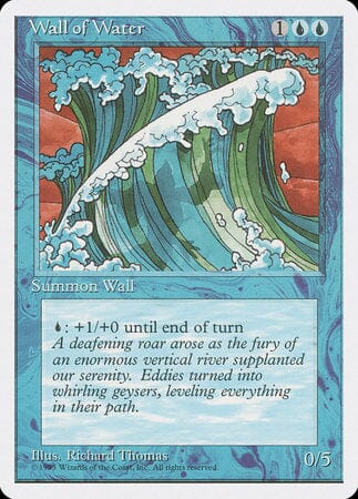 Wall of Water [Fourth Edition] MTG Single Magic: The Gathering  | Multizone: Comics And Games
