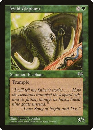 Wild Elephant [Mirage] MTG Single Magic: The Gathering  | Multizone: Comics And Games