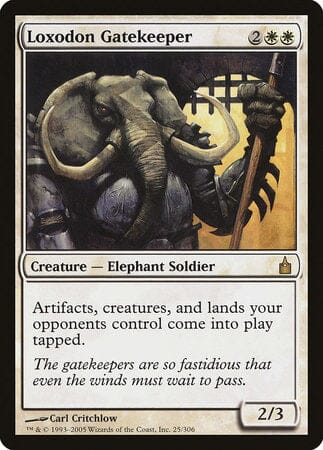 Loxodon Gatekeeper [Ravnica: City of Guilds] MTG Single Magic: The Gathering  | Multizone: Comics And Games