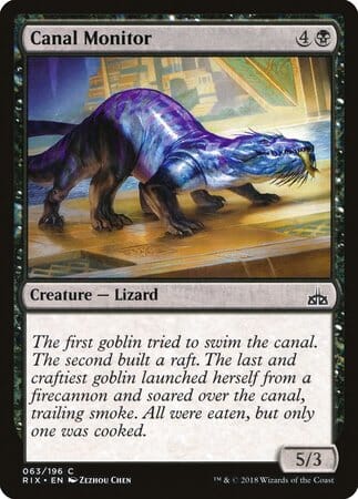 Canal Monitor [Rivals of Ixalan] MTG Single Magic: The Gathering  | Multizone: Comics And Games