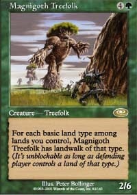 Magnigoth Treefolk [Planeshift] MTG Single Magic: The Gathering  | Multizone: Comics And Games