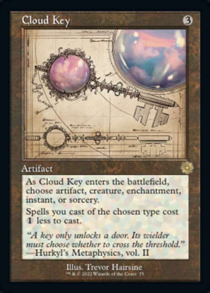 Cloud Key (Retro Schematic) [The Brothers' War Retro Artifacts] MTG Single Magic: The Gathering  | Multizone: Comics And Games