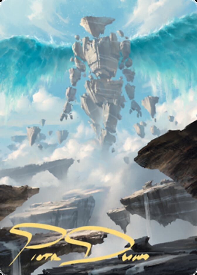 Celestial Colonnade Art Card (Gold-Stamped Signature) [Zendikar Rising Art Series] MTG Single Magic: The Gathering  | Multizone: Comics And Games
