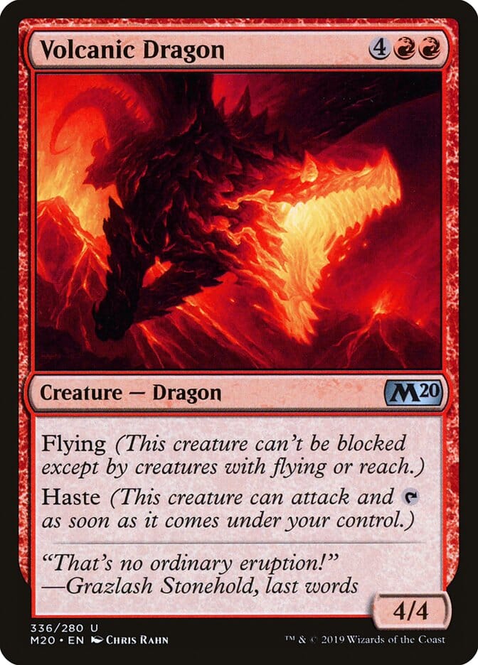 Volcanic Dragon [Core Set 2020] MTG Single Magic: The Gathering  | Multizone: Comics And Games