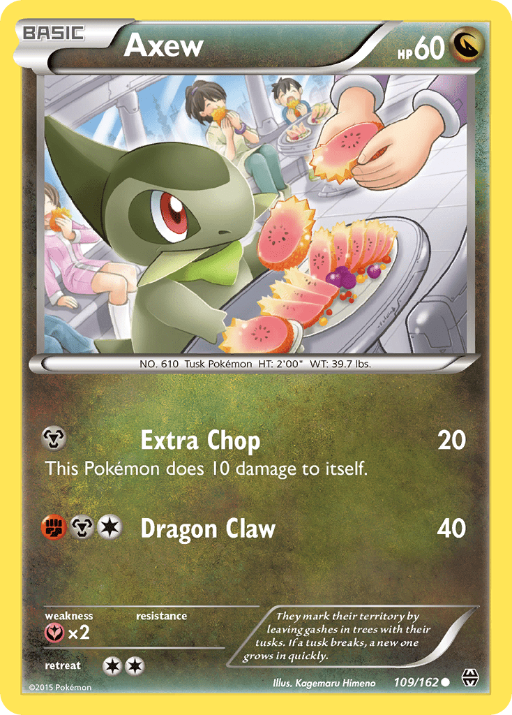 Axew (109/162) [XY: BREAKthrough] Pokemon Single Pokémon  | Multizone: Comics And Games