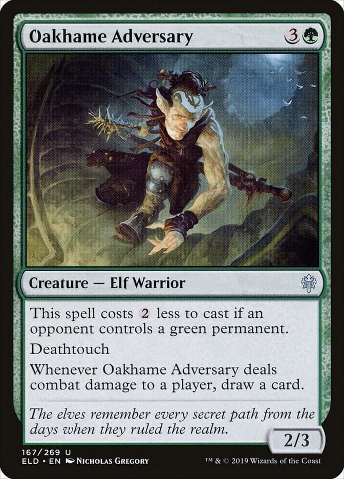 Oakhame Adversary [Throne of Eldraine] MTG Single Magic: The Gathering  | Multizone: Comics And Games
