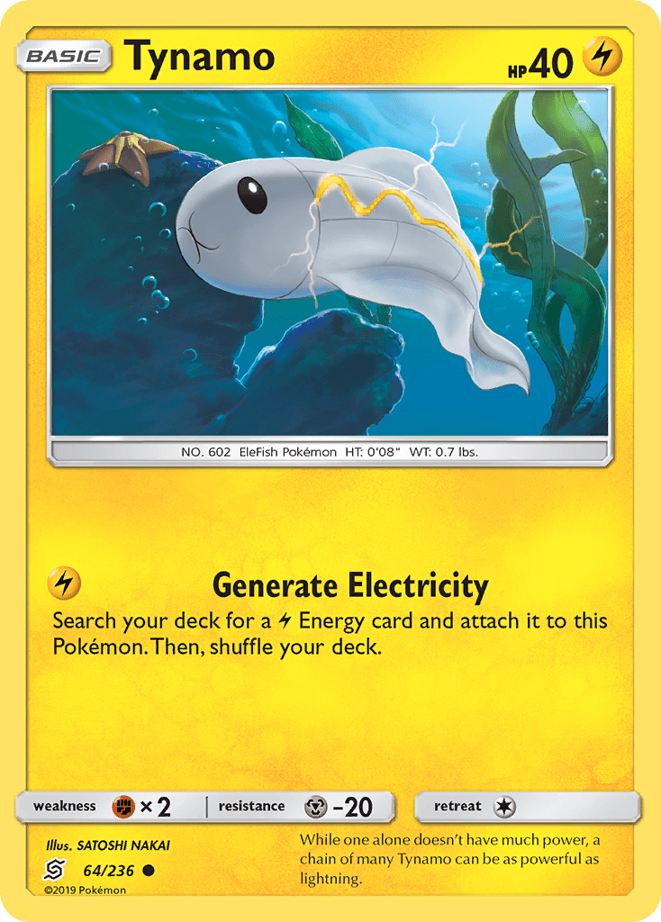 Tynamo (64/236) [Sun & Moon: Unified Minds] Pokemon Single Pokémon  | Multizone: Comics And Games