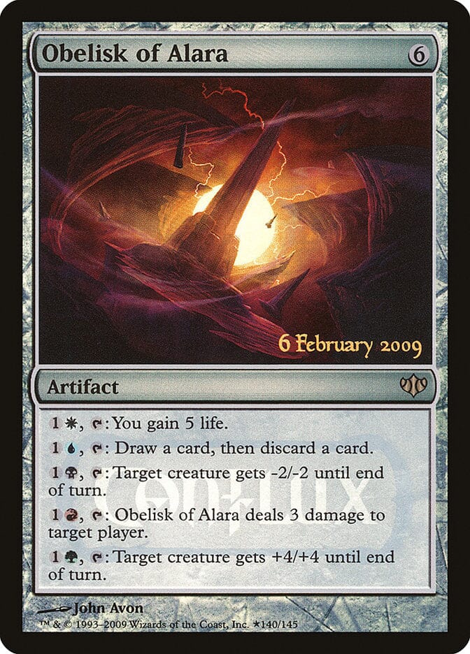 Obelisk of Alara (Launch) [Conflux Promos] MTG Single Magic: The Gathering  | Multizone: Comics And Games