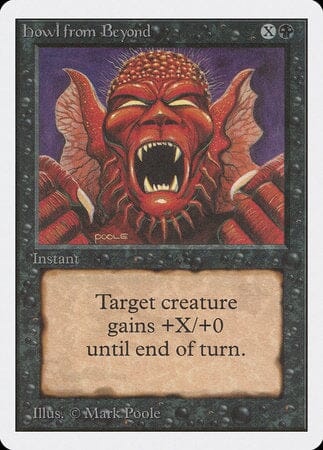 Howl from Beyond [Unlimited Edition] MTG Single Magic: The Gathering  | Multizone: Comics And Games