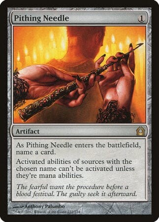 Pithing Needle [Return to Ravnica] MTG Single Magic: The Gathering  | Multizone: Comics And Games