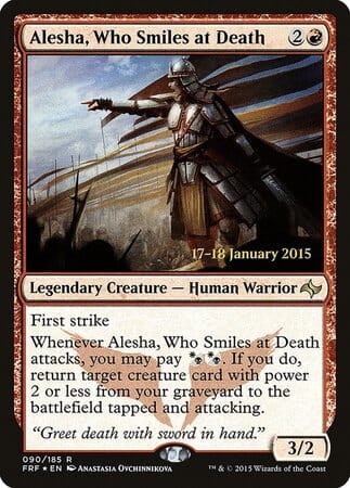 Alesha, Who Smiles at Death [Fate Reforged Promos] MTG Single Magic: The Gathering  | Multizone: Comics And Games