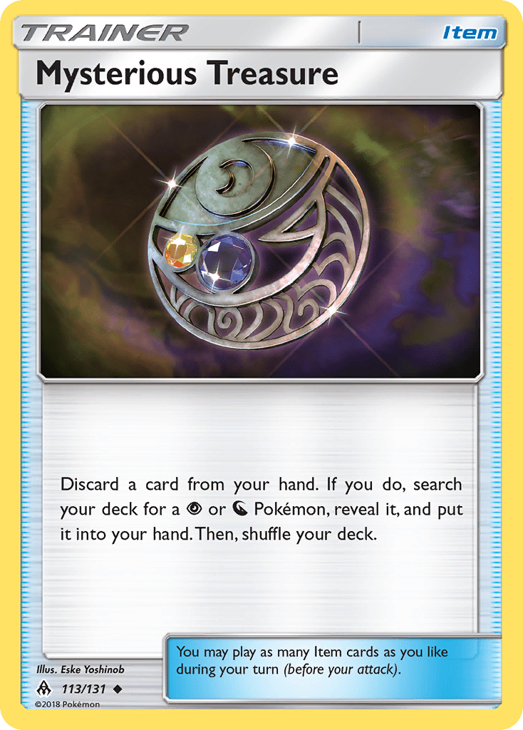 Mysterious Treasure (113/131) [Sun & Moon: Forbidden Light] Pokemon Single Pokémon  | Multizone: Comics And Games