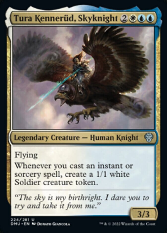 Tura Kennerud, Skyknight [Dominaria United] MTG Single Magic: The Gathering  | Multizone: Comics And Games