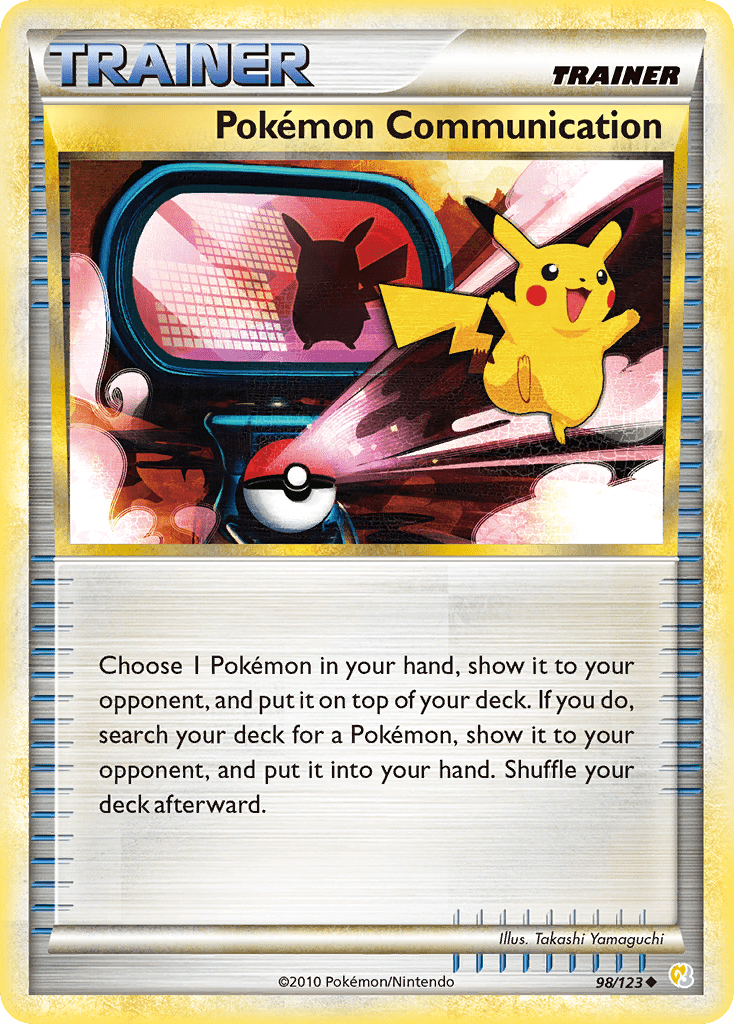 Pokemon Communication (98/123) [HeartGold & SoulSilver: Base Set] Pokemon Single Pokémon  | Multizone: Comics And Games