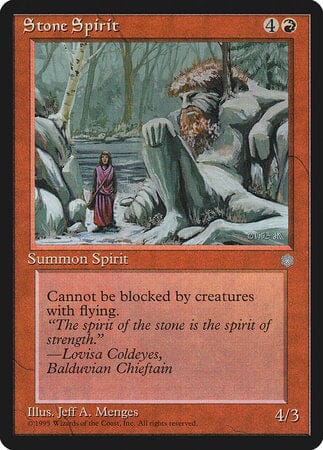 Stone Spirit [Ice Age] MTG Single Magic: The Gathering  | Multizone: Comics And Games