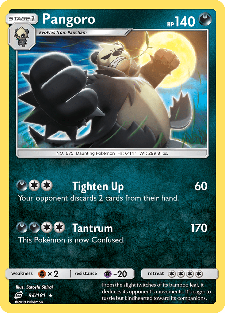 Pangoro (94/181) [Sun & Moon: Team Up] Pokemon Single Pokémon  | Multizone: Comics And Games