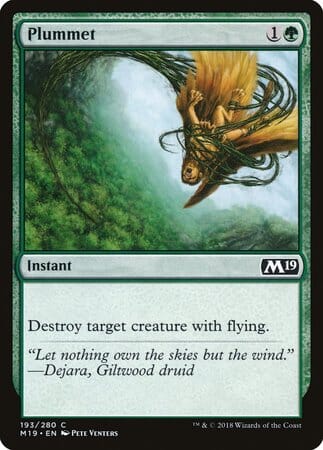 Plummet [Core Set 2019] MTG Single Magic: The Gathering  | Multizone: Comics And Games