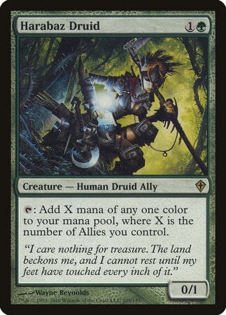 Harabaz Druid [Worldwake] MTG Single Magic: The Gathering  | Multizone: Comics And Games