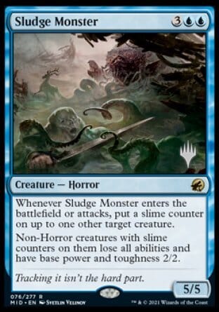 Sludge Monster (Promo Pack) [Innistrad: Midnight Hunt Promos] MTG Single Magic: The Gathering  | Multizone: Comics And Games