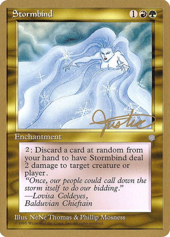 Stormbind (Mark Justice) [Pro Tour Collector Set] MTG Single Magic: The Gathering  | Multizone: Comics And Games