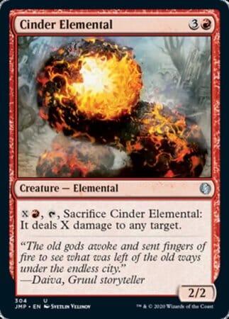 Cinder Elemental [Jumpstart] MTG Single Magic: The Gathering  | Multizone: Comics And Games