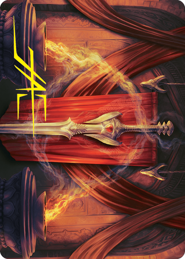 Ramosian Greatsword Art Card (Gold-Stamped Signature) [March of the Machine Art Series] MTG Single Magic: The Gathering  | Multizone: Comics And Games