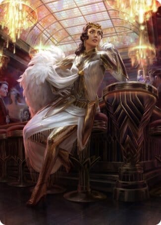 Elspeth Resplendent 1 Art Card [Streets of New Capenna Art Series] MTG Single Magic: The Gathering  | Multizone: Comics And Games