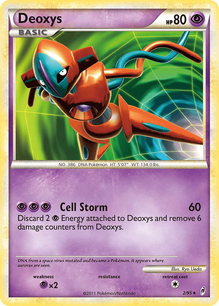 Deoxys (2/95) [HeartGold & SoulSilver: Call of Legends] Pokemon Single Pokémon  | Multizone: Comics And Games