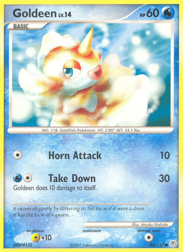 Goldeen (84/130) [Diamond & Pearl: Base Set] Pokemon Single Pokémon  | Multizone: Comics And Games