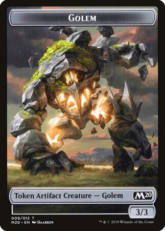 Golem Token [Core Set 2020 Tokens] MTG Single Magic: The Gathering  | Multizone: Comics And Games