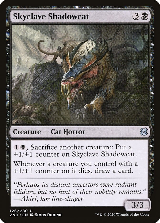 Skyclave Shadowcat [Zendikar Rising] MTG Single Magic: The Gathering  | Multizone: Comics And Games