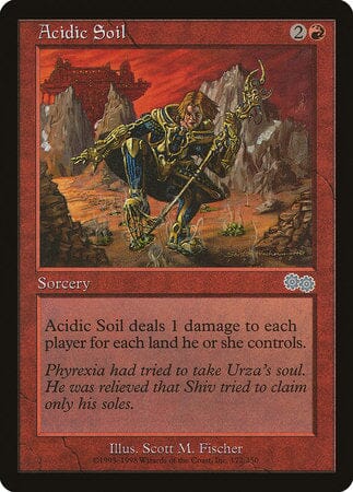 Acidic Soil [Urza's Saga] MTG Single Magic: The Gathering  | Multizone: Comics And Games