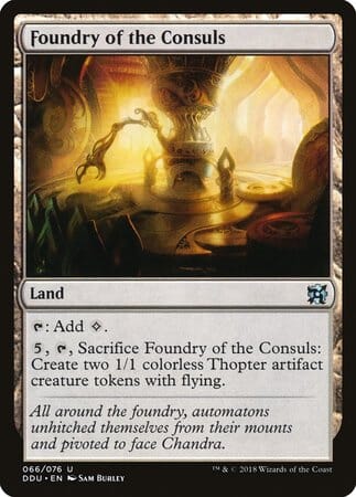 Foundry of the Consuls [Duel Decks: Elves vs. Inventors] MTG Single Magic: The Gathering  | Multizone: Comics And Games