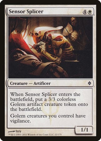 Sensor Splicer [New Phyrexia] MTG Single Magic: The Gathering  | Multizone: Comics And Games