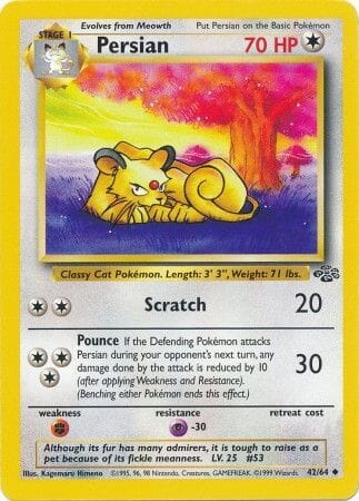Persian (42/64) [Jungle Unlimited] Pokemon Single Pokémon  | Multizone: Comics And Games