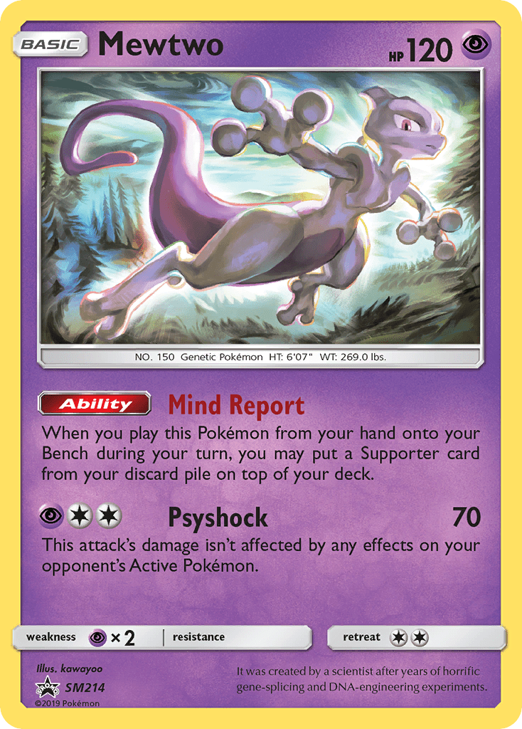 Mewtwo (SM214) [Sun & Moon: Black Star Promos] Pokemon Single Pokémon  | Multizone: Comics And Games