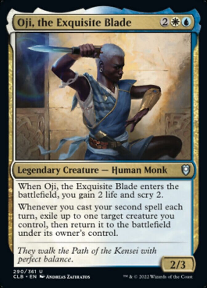 Oji, the Exquisite Blade [Commander Legends: Battle for Baldur's Gate] MTG Single Magic: The Gathering  | Multizone: Comics And Games