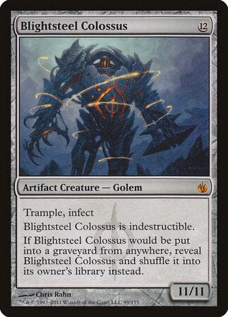 Blightsteel Colossus [Mirrodin Besieged] MTG Single Magic: The Gathering  | Multizone: Comics And Games