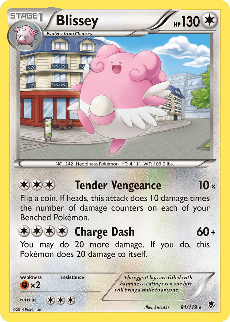 Blissey (81/119) [XY: Phantom Forces] Pokemon Single Pokémon  | Multizone: Comics And Games