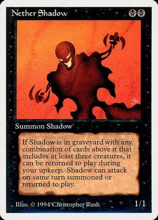 Nether Shadow [Summer Magic / Edgar] MTG Single Magic: The Gathering  | Multizone: Comics And Games