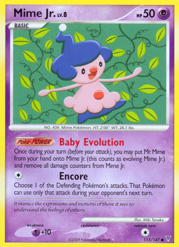 Mime Jr. (115/147) [Platinum: Supreme Victors] Pokemon Single Pokémon  | Multizone: Comics And Games