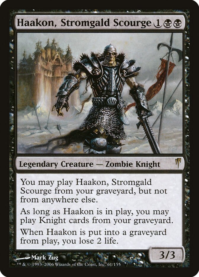 Haakon, Stromgald Scourge [Coldsnap] MTG Single Magic: The Gathering  | Multizone: Comics And Games