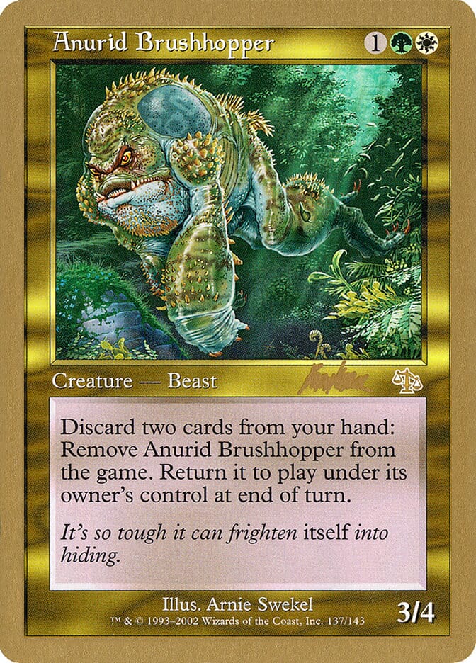 Anurid Brushhopper (Brian Kibler) [World Championship Decks 2002] MTG Single Magic: The Gathering  | Multizone: Comics And Games