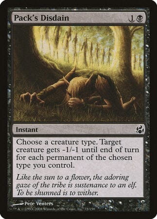 Pack's Disdain [Morningtide] MTG Single Magic: The Gathering  | Multizone: Comics And Games