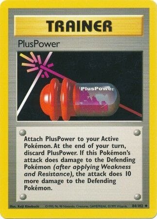 PlusPower (84/102) [Base Set Unlimited] Pokemon Single Pokémon  | Multizone: Comics And Games