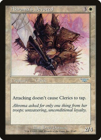 Akroma's Devoted [Legions] MTG Single Magic: The Gathering  | Multizone: Comics And Games