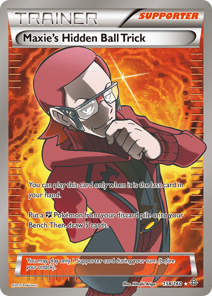 Maxie's Hidden Ball Trick (158/160) [XY: Primal Clash] Pokemon Single Pokémon  | Multizone: Comics And Games